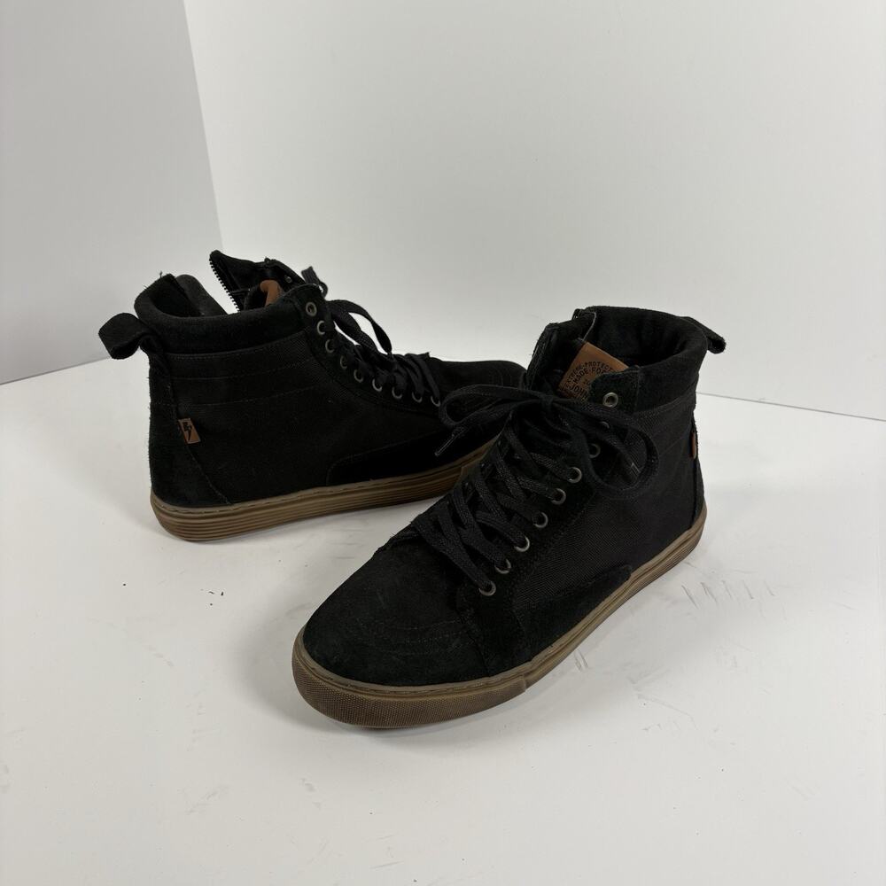 Ride Concepts NEO High Top Shoes Black Canvas MTB BMX Men’s 8